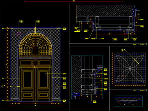 歐式奢華典范 精品豪華別墅CAD施工圖與平面設(shè)計解析